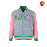 AKA 1908 Denim Bomber Jacket