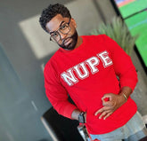 Kappa Nupe Chenille Pocket Crewneck