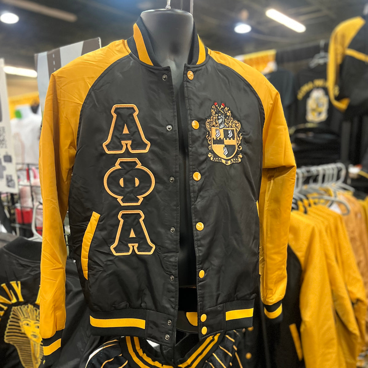 Alpha phi sales alpha varsity jacket