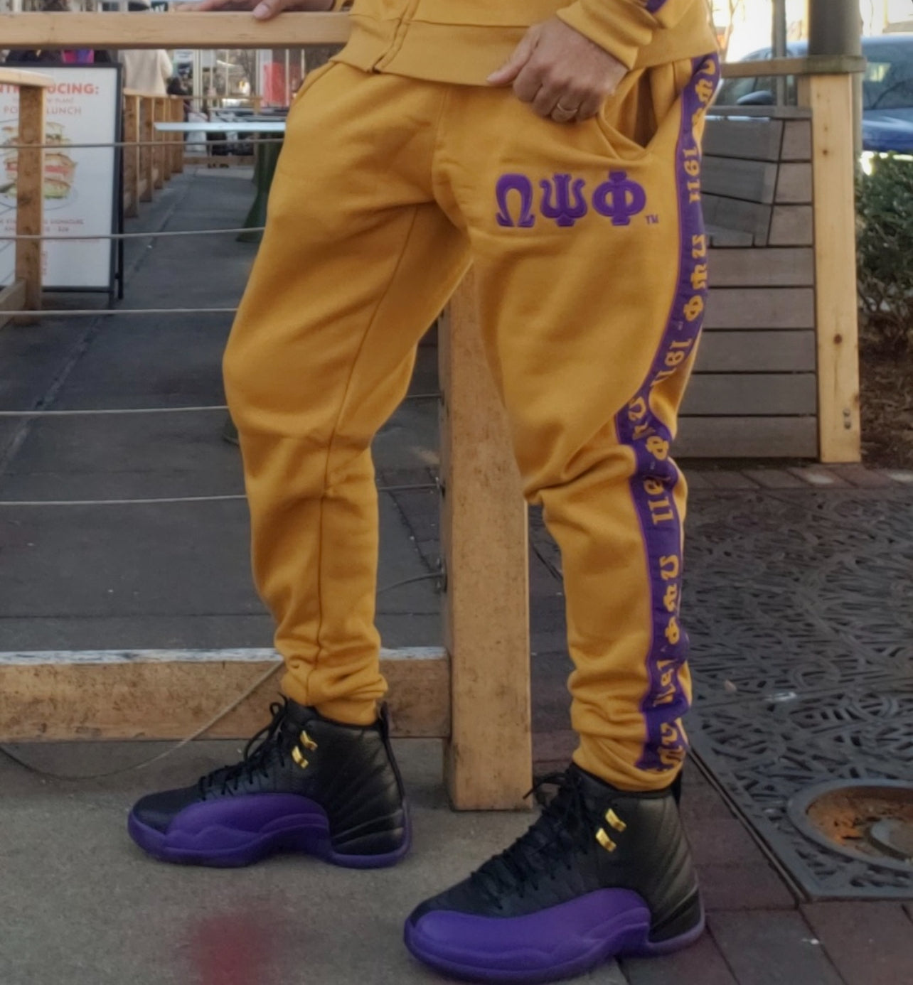 Kappa joggers yellow on sale