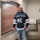 Kankakee Black Hockey Hooded Sweatshirt