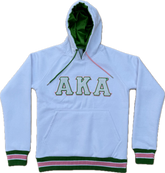 AKA White Chenille Hoodie