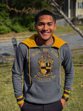 Alpha Charcoal Grey Prep Hoodie