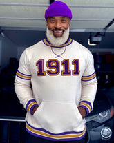 Omega 1911 Neutral Chenille Crewneck