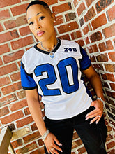 Zeta White Football Jersey