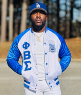 Sigma White Satin Bomber Jacket