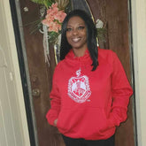 Delta Red Premium Crest Hoodie