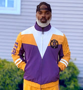 Omega Purple Windbreaker Full Zip