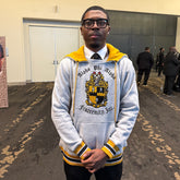 Alpha Heather Grey Prep Hoodie