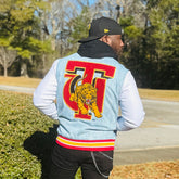 Tuskegee University Denim Bomber Jacket