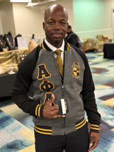 Alpha Charcoal Grey Varsity Fleece