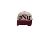 Phi Nu Pi Cream Snapback Hat