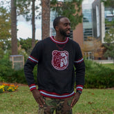 Alabama A&M Black Bulldog Pocket Crewneck