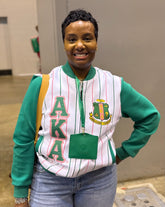 AKA Pinstripe Tech Fleece Jacket