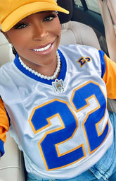 SGRho White Football Jersey