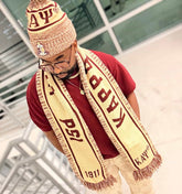 Kappa Kream & Krimson Scarf & One Hat