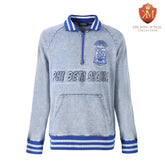 Sigma Denim Quarter Zip Sweatshirt