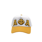 Alpha White Snapback Hat