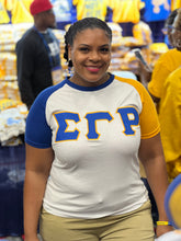 SGRho White Opp Sleeve Premium Shirt