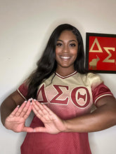 Delta Crimson Faded Baseball Jersey