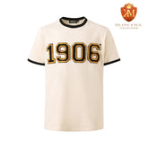 1906 Chenille Neutral and Black Alpha Ringer Premium Shirt