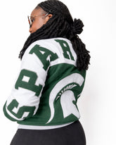 Michigan State Green Fleece Jacket