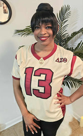 Delta Cream Football Jersey