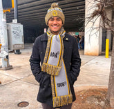 Alpha Grey Scarf & One Hat Set