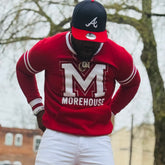 Morehouse Maroon Pocket Crewneck