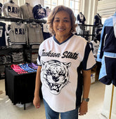 Jackson State University White Football Jersey (Unisex)