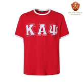 Kappa Red Chenille Letter Ringer Premium Shirt