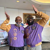 Omega Pinstripe Tech Track Jacket