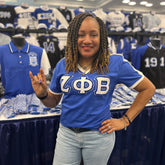 Zeta Chenille Premium V-Neck Ringer Shirt