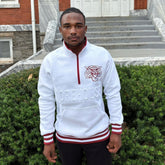 Morehouse College White Quarter Zip