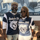 Jackson State University Blue Football Jersey (Unisex)