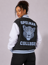 Spelman Black Denim Bomber Jacket