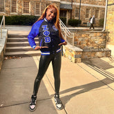 Black Zeta Bomber Jacket Custom Lining