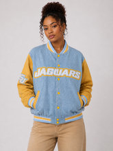 Southern University Denim Bomber Jacket