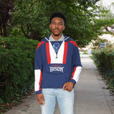 Howard University Blue Windbreaker Tech Pullover