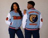 Morgan State Blue Denim Bomber Jacket