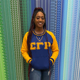 SGRho Chenille Pocket Crewneck