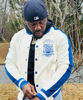 Phi Beta Sigma White Corduroy Jacket