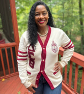 Delta Cream Fleece Cardigan Unisex Fit