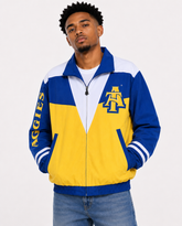 North Carolina A&T Full Zip Windbreaker Tech