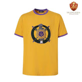 Omega Premium Gold Chenille Crest Ringer Shirt