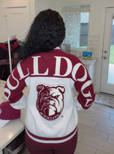 Alabama A&M White Fleece Jacket