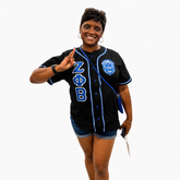 Zeta Black Baseball Jersey