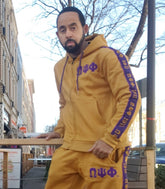 Omega Psi Phi Gold Tapered Jacket