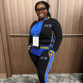 SGRho Black Air Tech Fleece Warm Up Jacket