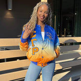 Sigma Gamma Rho Ombré Bomber Jacket